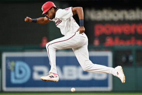 Nationals’ James Wood hits majors’ first inside-the-park grand slam since 2022
