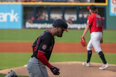 Curtis Mead goes deep twice, Nationals pound 6 homers in a 10-2 win over the Guardians
