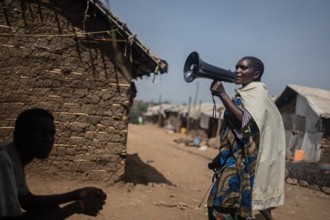In Congo displacement camp, fighting Ebola with sand, oatmeal and one thermometer but no water