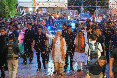 Modi’s party wins control of India’s West Bengal in a key state election