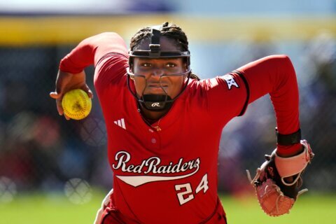 Lis homers, Canady throws 4 scoreless and Texas Tech opens WCWS with 8-0 win vs. Mississippi St
