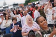Thousands flocked to the National Mall in Washington for an America-themed prayer rally