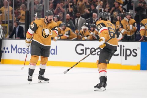 Hertl’s late winner caps Golden Knights’ wild 5-3 rally, giving them a 3-0 series lead on Avalanche