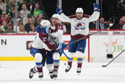 Avalanche bounce back to beat the Wild 5-2 and take a 3-1 lead in the series
