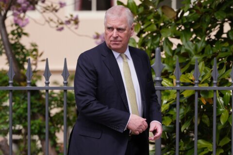 Man arrested on suspicion of weapon possession after report former Prince Andrew was threatened