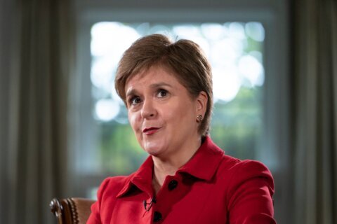 Scotland’s former leader rejects blame for estranged husband’s embezzlement of party funds