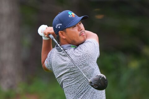 Si Woo Kim just misses history at Byron Nelson, settling for 60 after a bogey on the final hole