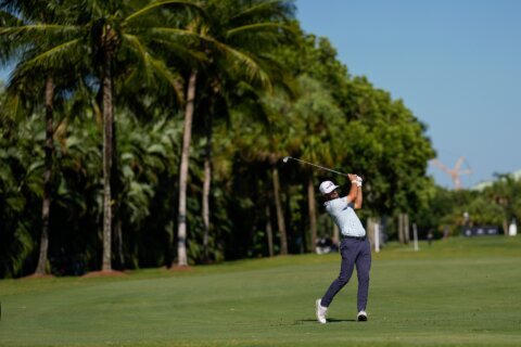 Young still in control at Doral, leads Cadillac Championship. Rain forecast for Sunday’s final round