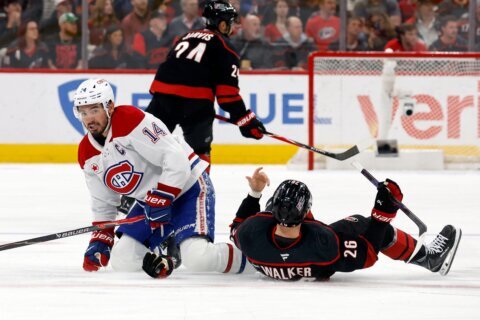 Canadiens pounce as Hurricanes emerge from long playoff break with breakdowns, miscues