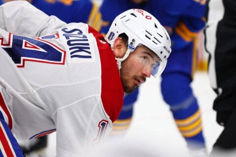 Suzuki, Evans cap 2nd-period surge, Canadiens beat Sabres 6-3 to take 3-2 lead in 2nd-round series