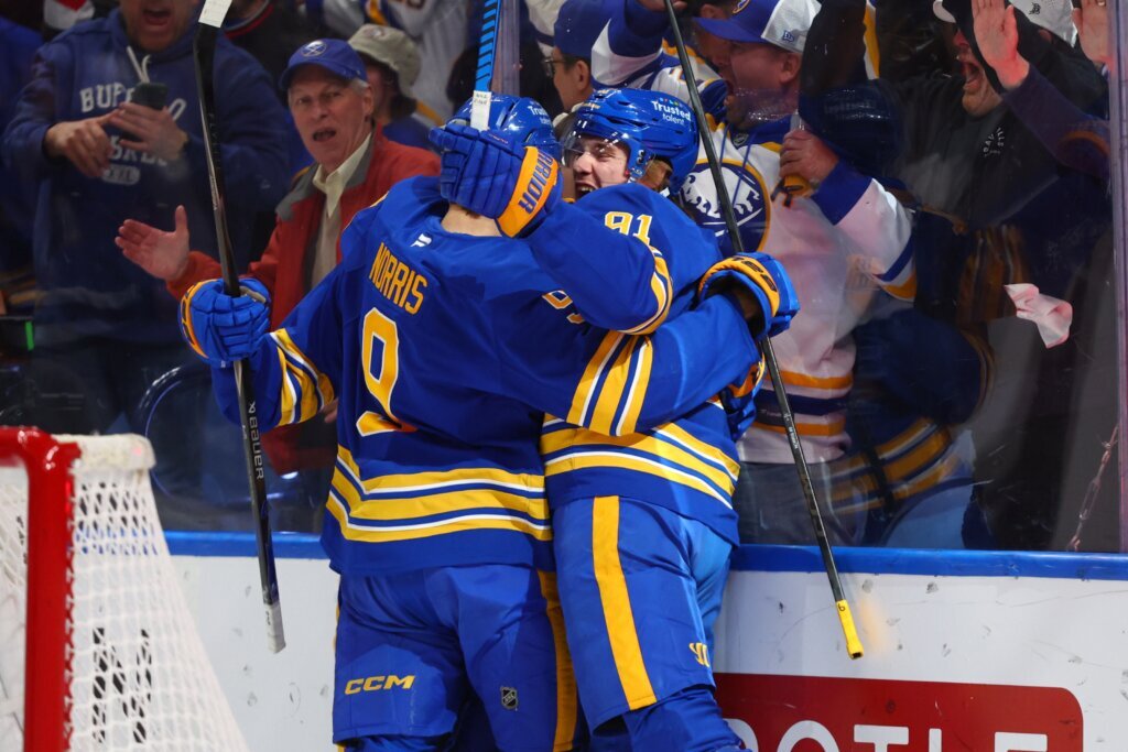 Byram, McLeod score to revive Sabres power play in 4-2 win over Montreal in 2nd round playoff opener