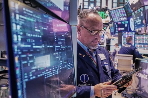 US stocks open higher, adding to their records, as Dell soars