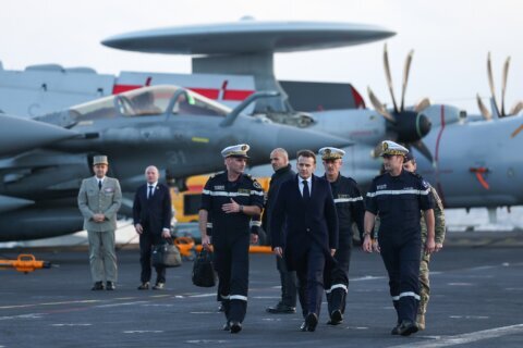 France moves aircraft carrier group toward Strait of Hormuz for possible defensive mission