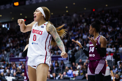 Shakira Austin hits winning free throws as Mystics spoil Tempo opener with 68-65 win
