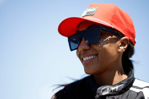 Dystany Spurlock is 1st Black woman to race in one of NASCAR’s national series, crashes in debut