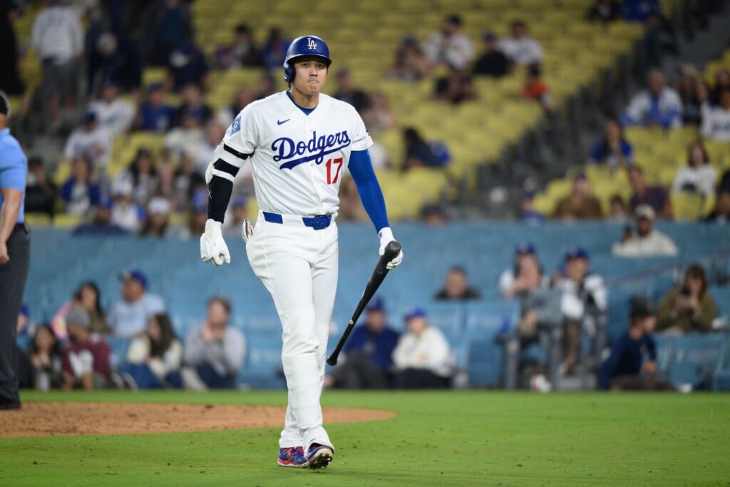 Dodgers give Shohei Ohtani a DH break as his offensive slump deepens