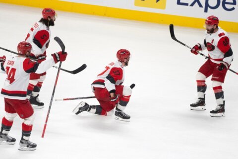 Svechnikov scores in OT as Hurricanes beat Canadiens 3-2 in Game 3 of East final