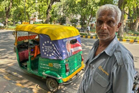 Trump’s portrait hits New Delhi traffic as US Embassy rolls out ‘Happy Birthday America!’ rickshaws