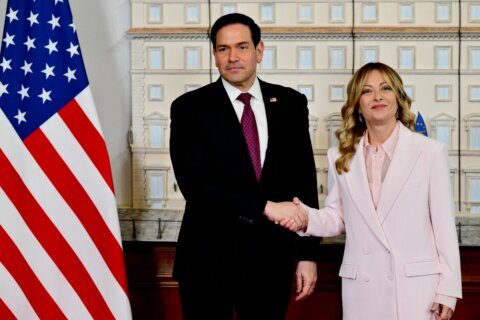The Latest: Rubio meets with Italian leaders on Day 2 of US fence-mending visit