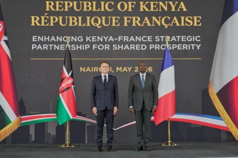 Changing geopolitics are in focus as France’s Macron kicks off Kenya visit for an Africa summit
