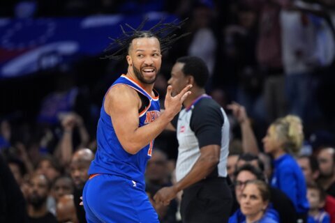 Brooms in the stands, 144 points on the board: The Knicks’ Philly takeover ends in a sweep