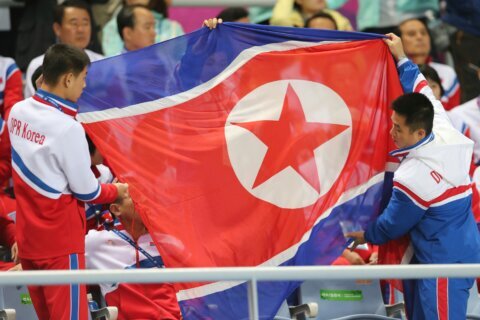 A North Korean women’s soccer team is set to play in a tournament in South Korea