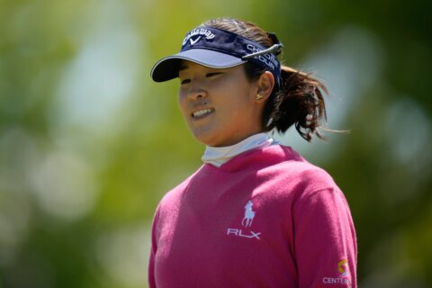 Andrea Lee has a big finish for a 66 to the lead the Mizuho Americas Open