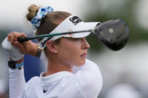 Nelly Korda goes bogey-free for 67 and shares early lead at LPGA in Mexico