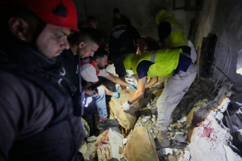 Israeli strikes kill at least 8 in Lebanon’s fourth largest city ahead of Washington talks