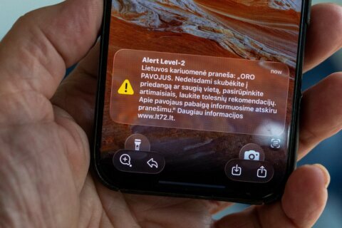 Residents of Lithuania’s capital told to shelter as drone alarm underlines NATO’s eastern jitters
