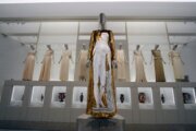 Met Gala guests arrive on carpet in dramatic works of art