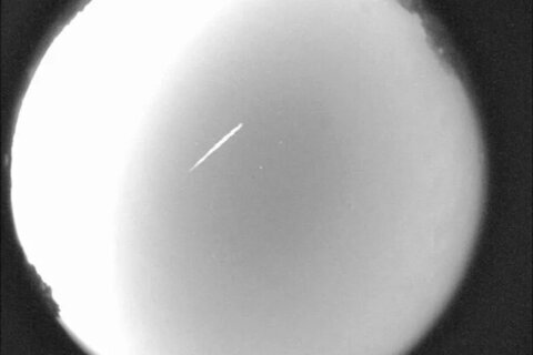 A bright moon may dim the Eta Aquarid meteor shower made up of Halley’s comet debris