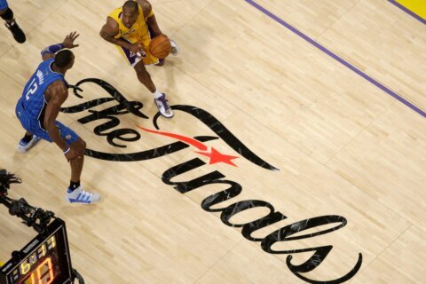 The trophy returns: NBA releases images of how Finals courts will look in San Antonio, New York