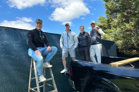 Backyard ladders and ‘sky decks’ turn Aronimink homes into free PGA Championship seats
