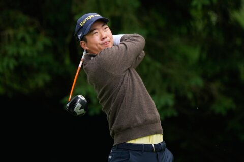 Michael Kim uses a fast start to charge up the leaderboard in 3rd round of PGA Championship