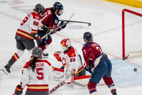 Roque’s OT goal lifts Victoire to 3-1 win over Charge in Game 1 of Walter Cup Finals