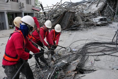 3 dead, 17 mostly workers still missing in collapse of unfinished hotel in Philippines