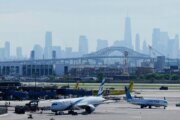 Plane Strikes Light Pole