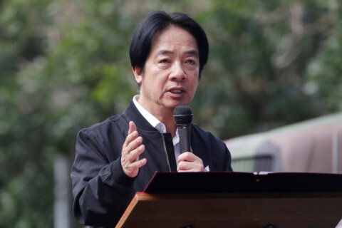 Taiwan’s president lands in Eswatini in a trip delayed by lack of overflight clearance