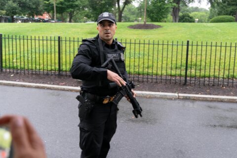 Law enforcement authorities are responding to reports of shots fired near White House