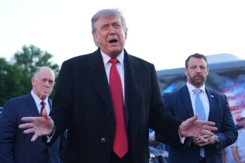 Trump says sculpture garden honoring prominent Americans is planned for park along Potomac River