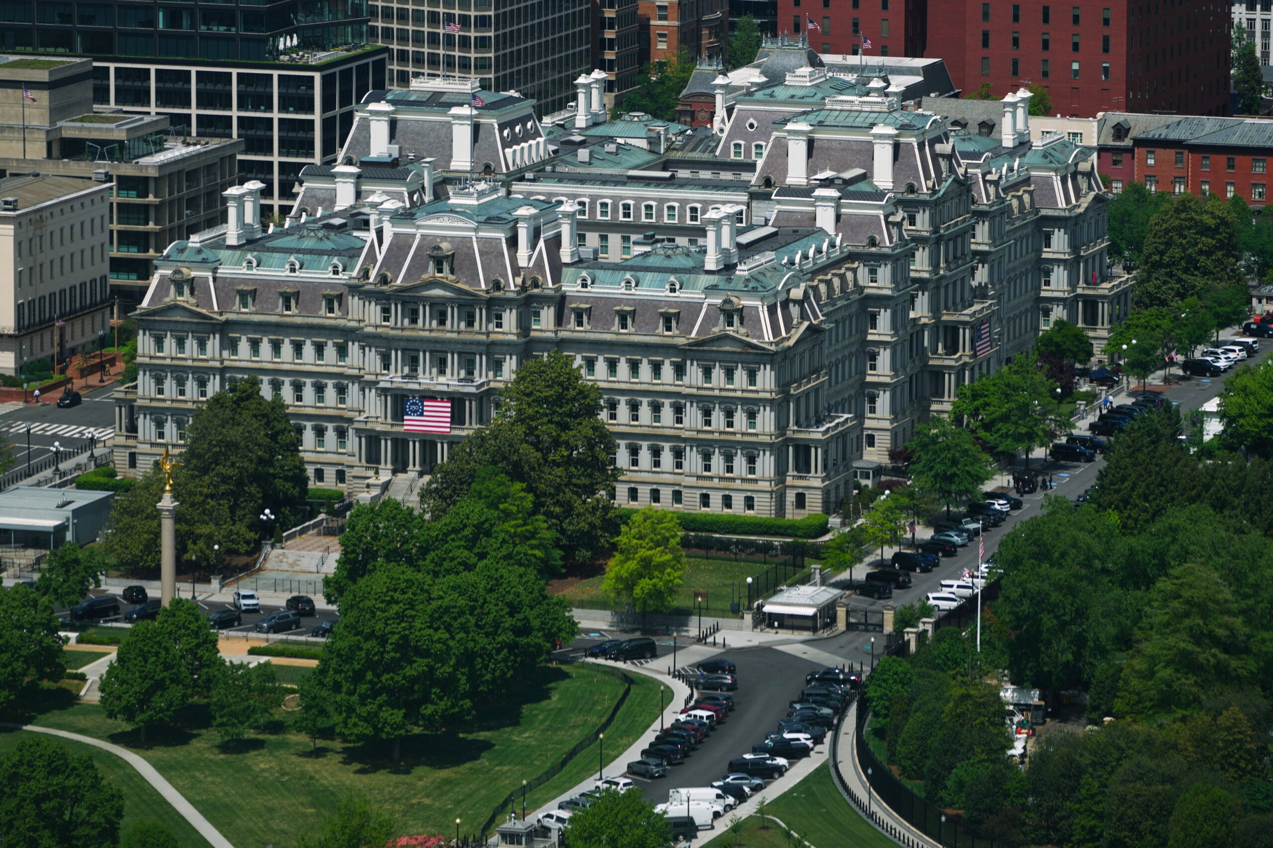 New Trump's plan to paint the Eisenhower office building could cost at least $7.5M, the White House says 3 hours ago