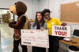 Elizabeth Pandya, an English Language Development teacher at Templeton Elementary, got a surprise from UMD for Teacher Appreciation Week.