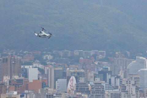 US military conducts a rapid response exercise at embassy in Venezuela’s capital