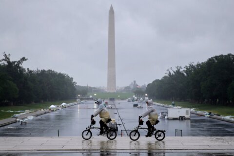 FACT FOCUS: Trump says Obama and Biden spent ‘hundreds of millions’ on reflecting pool. They did not