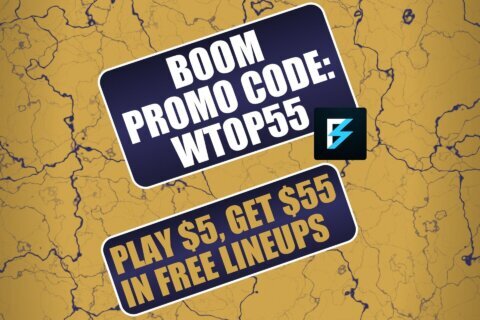 Boom Promo Code WTOP55: Get $55 in Free Lineups Ahead of Sunday NBA Games