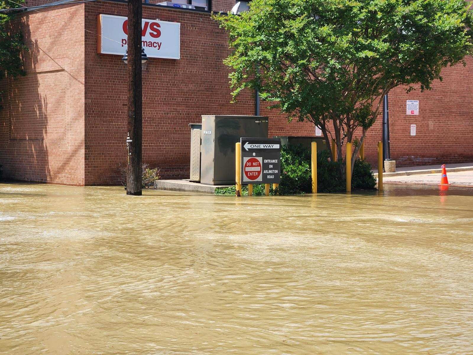 flooded street