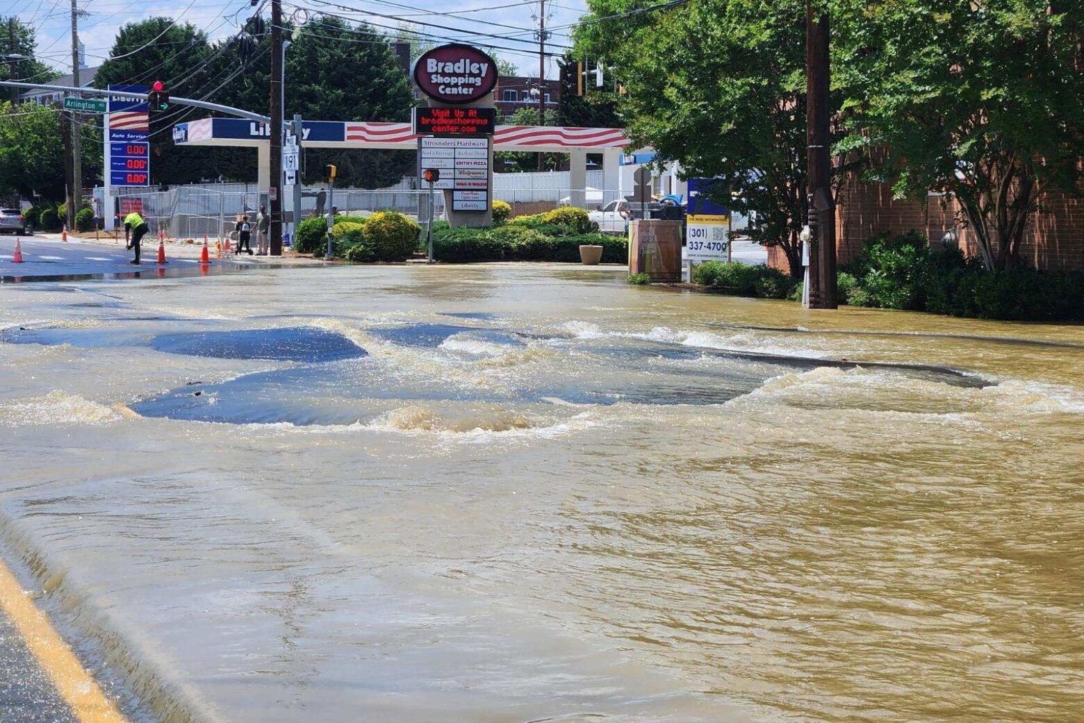 flooded street