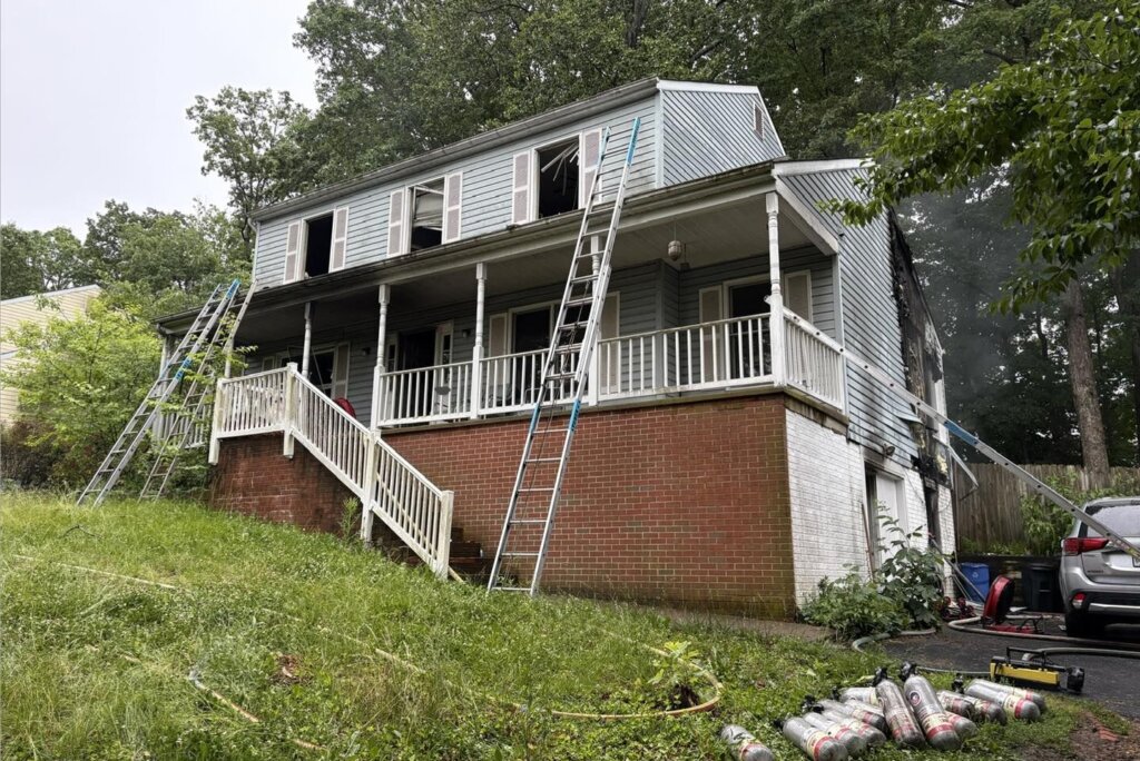 house after fire