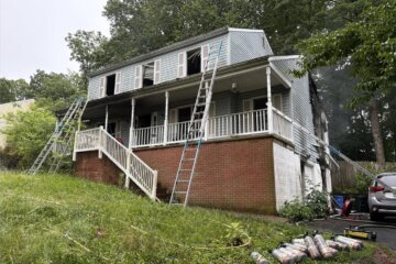 Stafford County house after fire